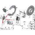 34216794618 F18 Привод заднего стояночного тормоза для bmw F10 F11 F12 F13 F25 F26